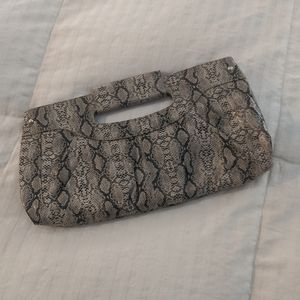 Snakeskin Clutch